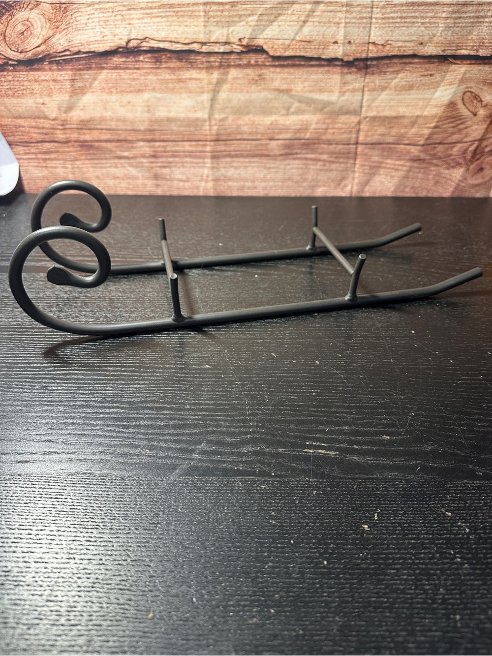Longaberger Wrought Iron Sleigh Runner, 16" Long